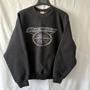 Vintage Fruit Of The Loom Sweatshirt L Super Cotton Royal Star Yamaha